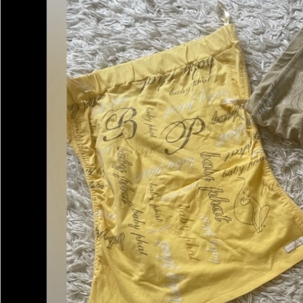 Baby Phat Yellow Logo Top
